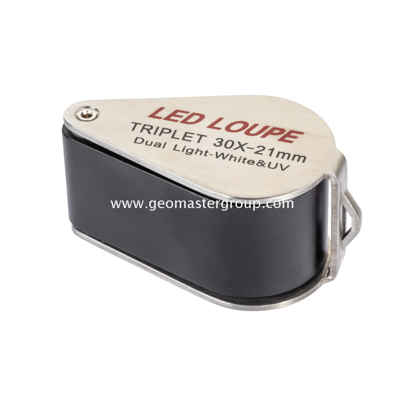 Lupa LED UV/Blanca de Vidrio (30x,21mm)