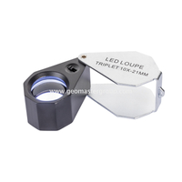 Lupa LED UV/Blanca de Vidrio (10x,21mm)