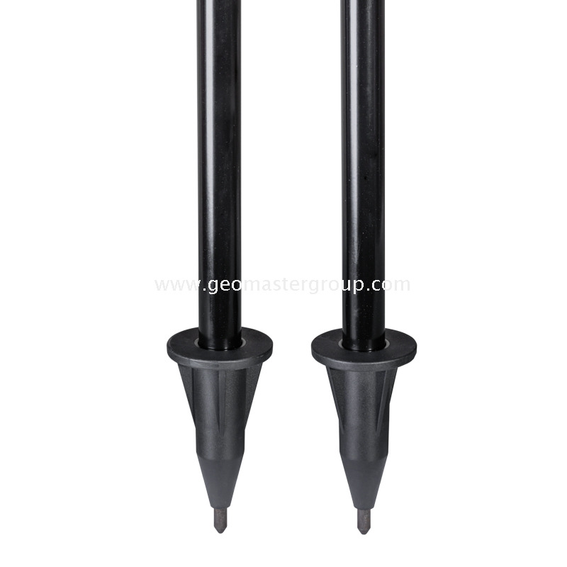 BIPOD del personal de nivelación (1.75m, BLK)