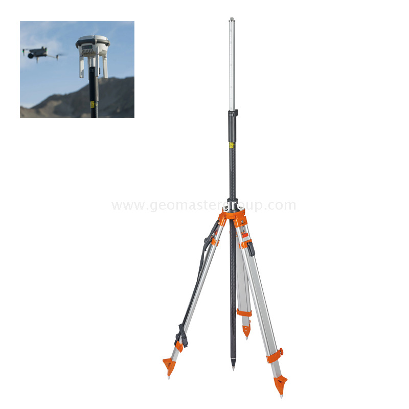 Poste RTK de aluminio y carbono (2,5 m, 10 mm)