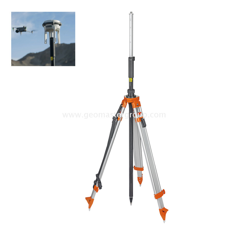 Poste RTK de aluminio y carbono (2,0 m, 10 mm)