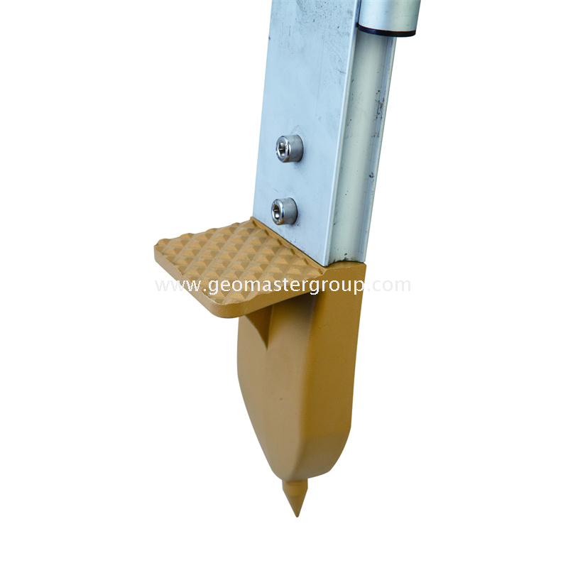 Trípode de construcción (pierna redonda, bloqueo dual)