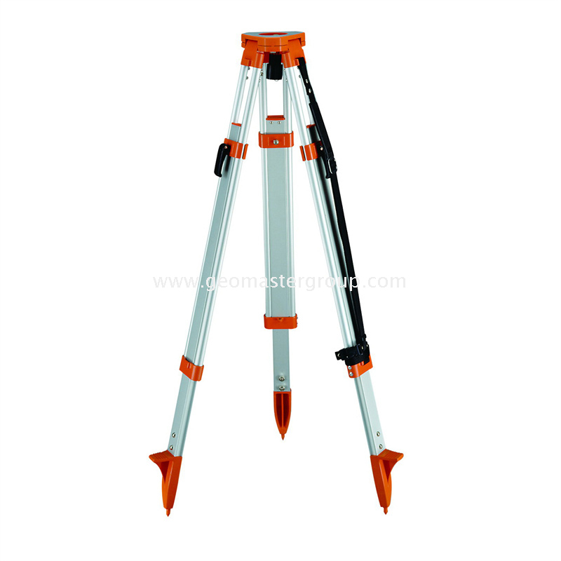 Trípode de servicio mediano (cabeza plana, abrazaderas rápidas)