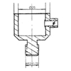 Adaptador de poste de prisma (M16-M25)