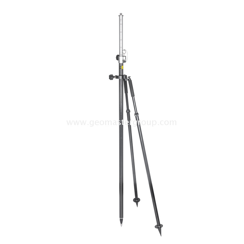 Poste RTK de aluminio y carbono (2,5 m, PinLoc4) 
