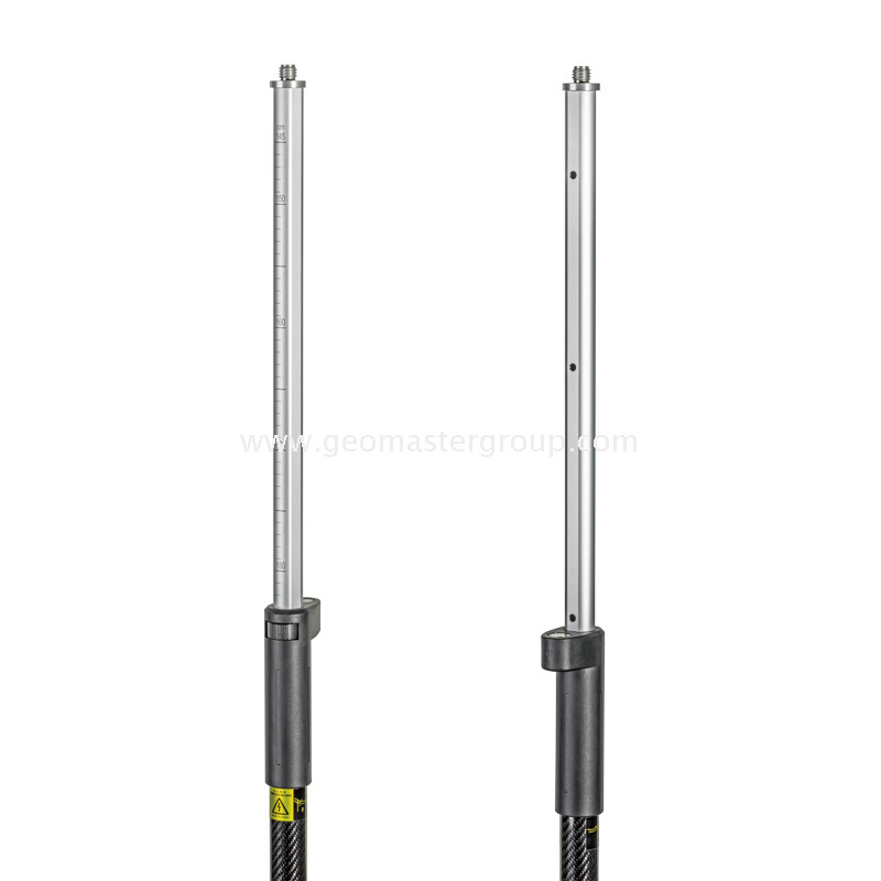 Poste RTK de aluminio y carbono (2,5 m, 10 mm)