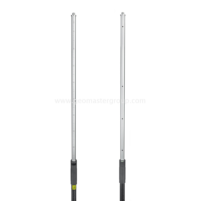 Poste RTK de aluminio y carbono (2,0 m, 10 mm)